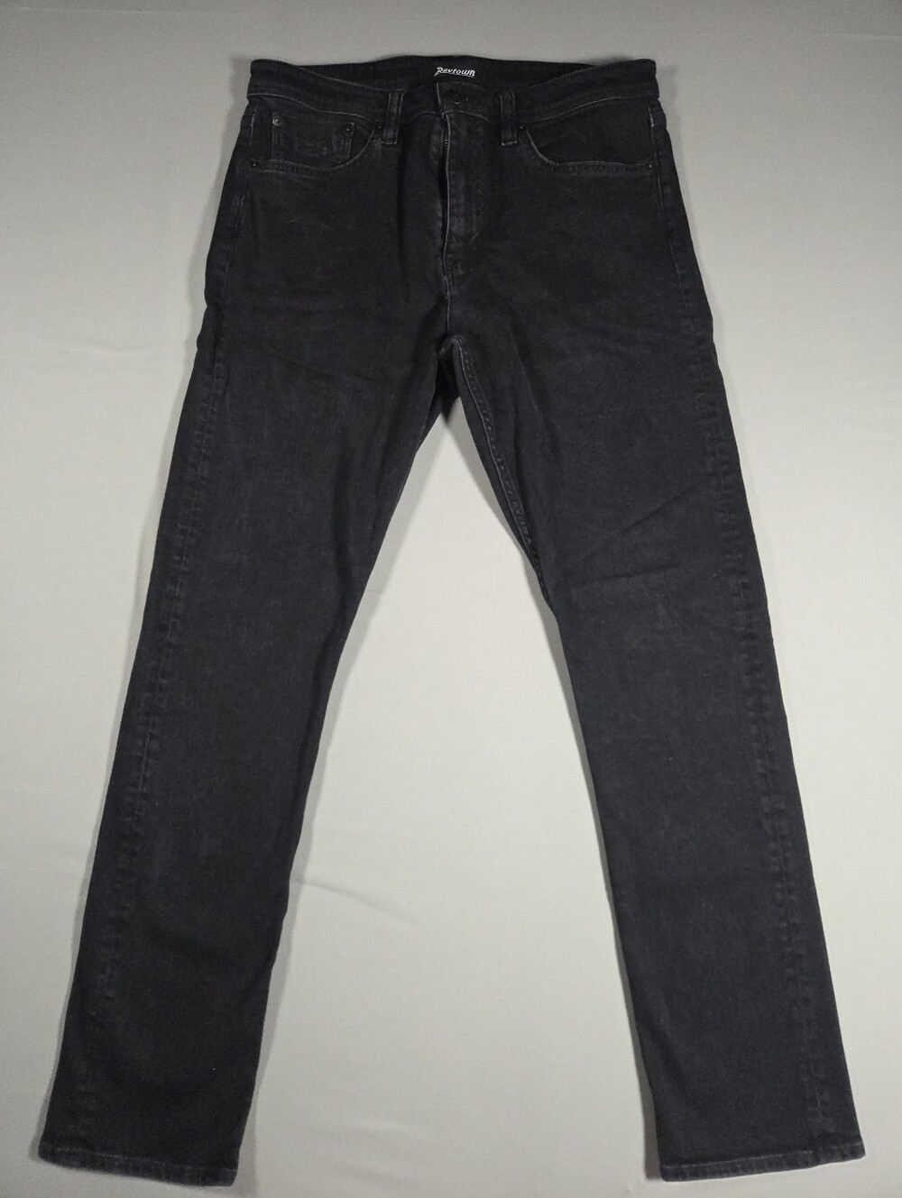 Revtown Mens Black Taper Jeans 34x32